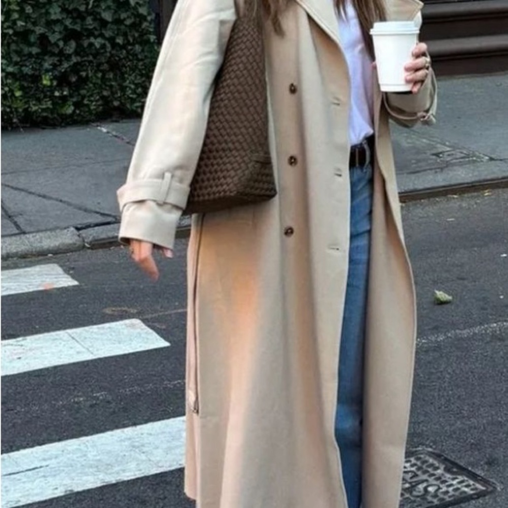 CINZIA ROCCA Vintage Beige light coat SIZE 6  (first photo for reference only)